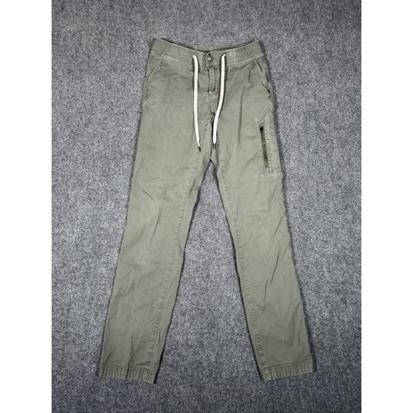 Vuori Other - Vuori Pants Mens XS Green Ripstop Climber Drawstring Zip Pocket Hiking 30" VW401